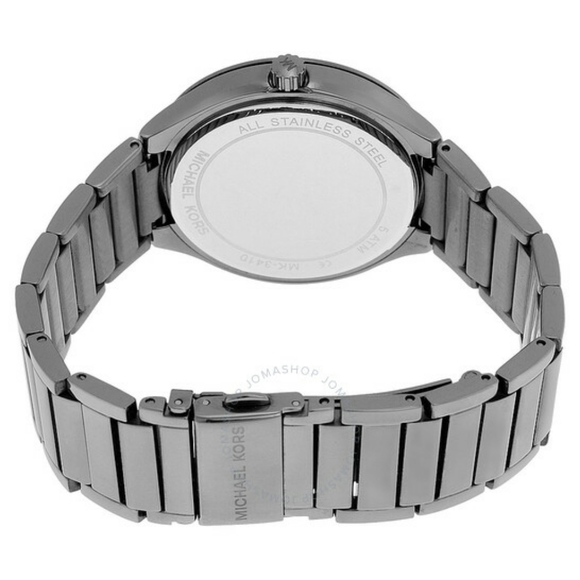 NIB Michael Kors Kerry Grey Crystal-set Dial Watch - Picture 3 of 11